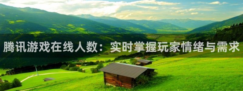 赢咖娱乐登陆测速：腾讯游戏在线人数：实时掌握玩家情绪与需求